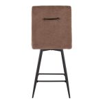 Hank 26 Contemporary Brown Fabric Counter Stools (Set of 2) 17 Hank 26 Contemporary Brown Fabric Counter Stools (Set of 2)