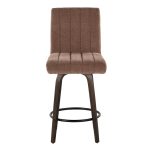 Hank 26 Contemporary Brown Swivel Counter Stool (Set of 2) 18 Hank 26 Contemporary Brown Swivel Counter Stool (Set of 2)