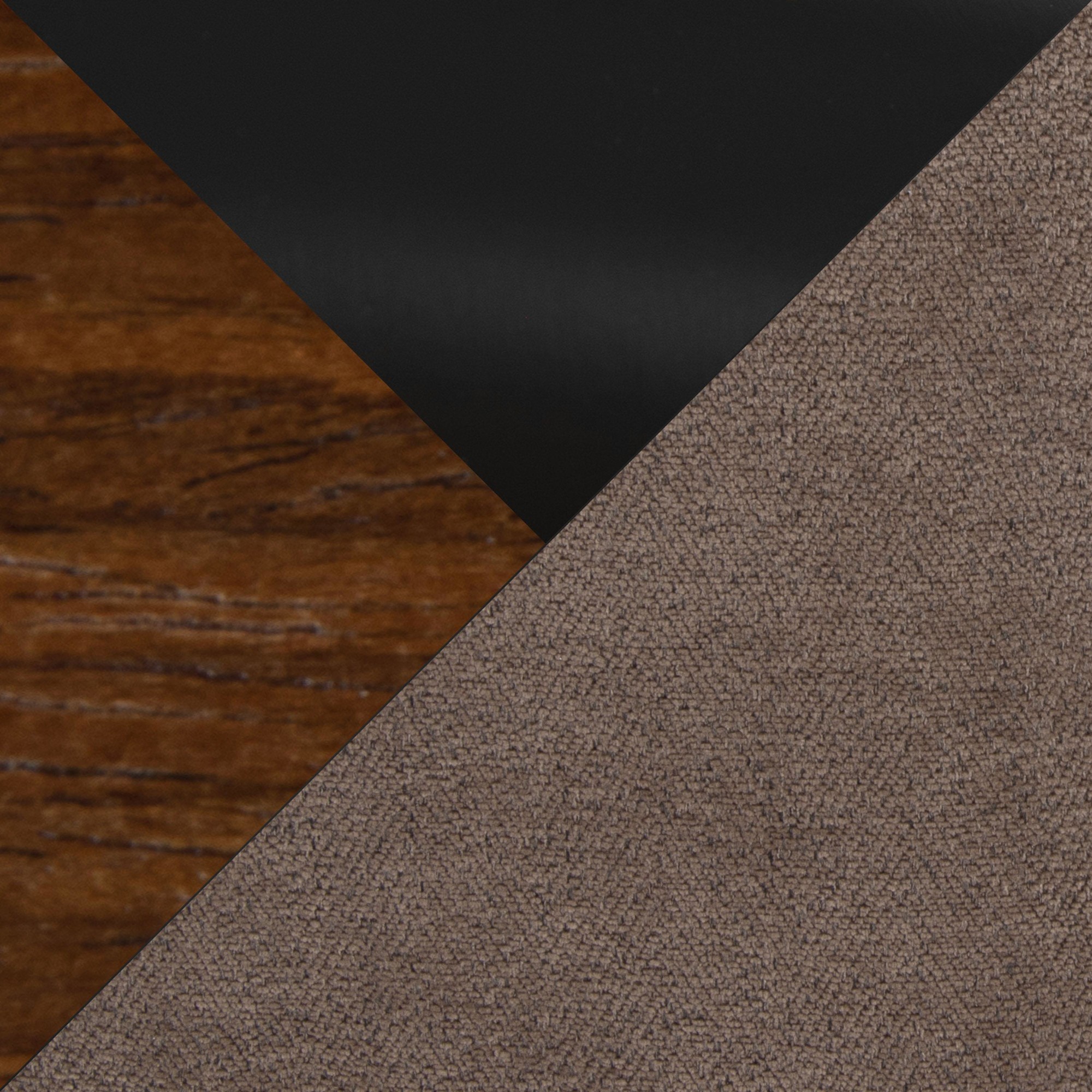 Hank 26 Contemporary Walnut and Brown Swivel Counter Stools (Set of 2) 10 Hank 26 Contemporary Walnut and Brown Swivel Counter Stools (Set of 2) - Image 10