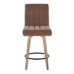 Hank 26 Whitewashed Wood Contemporary Swivel Counter Stools (Set of 2) 18 Hank 26 Whitewashed Wood Contemporary Swivel Counter Stools (Set of 2)