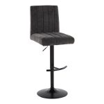 Hank Black Metal Adjustable Contemporary Barstool (Set of 2) 14 Hank Black Metal Adjustable Contemporary Barstool (Set of 2)