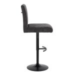 Hank Black Metal Adjustable Contemporary Barstool (Set of 2) 15 Hank Black Metal Adjustable Contemporary Barstool (Set of 2)