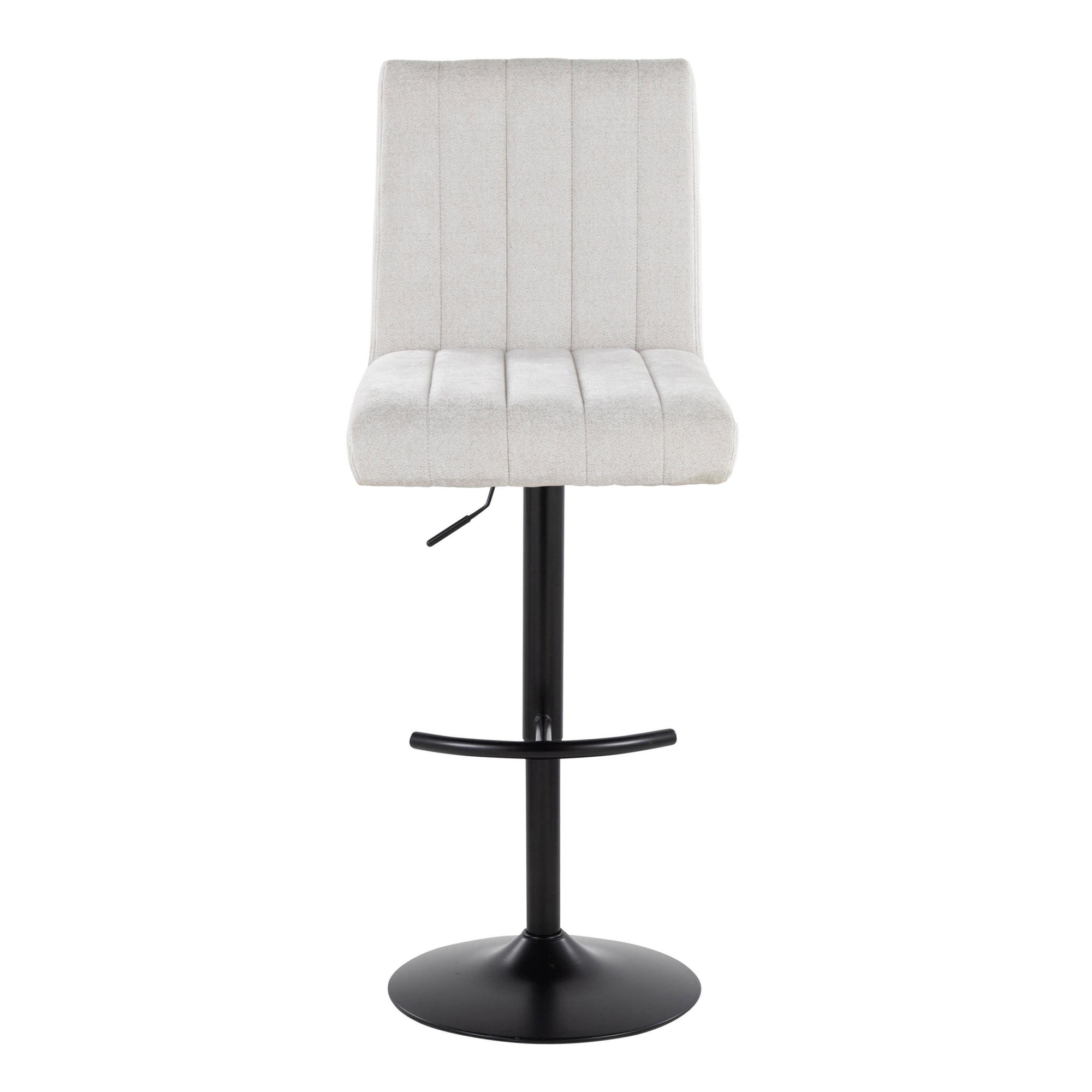 Hank Light Grey Contemporary Adjustable Barstools (Set of 2) 8 Hank Light Grey Contemporary Adjustable Barstools (Set of 2) - Image 8