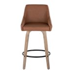Hannah 26-Inch Transitional Camel Swivel Counter Stools (Set of 2) 17 Hannah 26-Inch Transitional Camel Swivel Counter Stools (Set of 2)