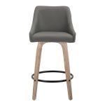 Hannah 26-Inch Transitional Swivel Counter Stool Set (Set of 2)