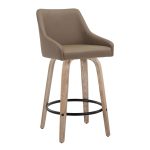Hannah 26" Transitional Whitewashed Wood Counter Stools (Set of 2) 15 Hannah 26" Transitional Whitewashed Wood Counter Stools (Set of 2)
