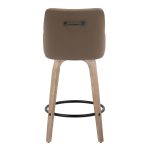 Hannah 26" Transitional Whitewashed Wood Counter Stools (Set of 2) 17 Hannah 26" Transitional Whitewashed Wood Counter Stools (Set of 2)