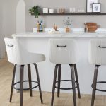 Hannah 30 Cream Transitional Swivel Barstools (Set of 2) 12 Hannah 30 Cream Transitional Swivel Barstools (Set of 2)