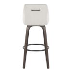 Hannah 30 Cream Transitional Swivel Barstools (Set of 2) 17 Hannah 30 Cream Transitional Swivel Barstools (Set of 2)