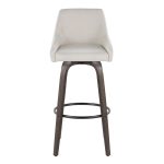 Hannah 30 Cream Transitional Swivel Barstools (Set of 2) 18 Hannah 30 Cream Transitional Swivel Barstools (Set of 2)