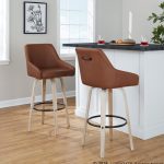 Hannah 30-Inch Camel Transitional Swivel Barstools (Set of 2) 13 Hannah 30-Inch Camel Transitional Swivel Barstools (Set of 2)