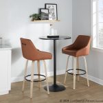 Hannah 30-Inch Camel Transitional Swivel Barstools (Set of 2) 15 Hannah 30-Inch Camel Transitional Swivel Barstools (Set of 2)