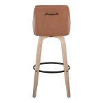 Hannah 30-Inch Camel Transitional Swivel Barstools (Set of 2) 20 Hannah 30-Inch Camel Transitional Swivel Barstools (Set of 2)