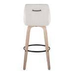Hannah 30-Inch Transitional Cream Swivel Barstools (Set of 2) 20 Hannah 30-Inch Transitional Cream Swivel Barstools (Set of 2)