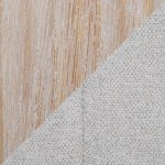Hannah 30-Inch Transitional Whitewashed Wood and Grey Swivel Barstools (Set of 2)