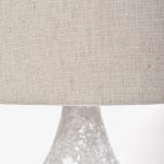 Harlan (30.5"H) Beige-Toned Fabric Shade Gray Concrete Base Table Lamp