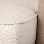 Harman II Off-White Fabric Seat w/ Wood Frame Accent Chair