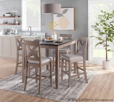 Harper Contemporary Grey Counter Set