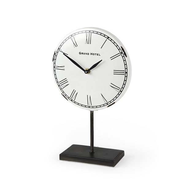 Harriet WhiteBronze Metal Table Clock