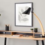 Harvey Contemporary Black Steel and Wood Desk 10 Harvey Contemporary Black Steel and Wood Desk