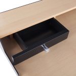 Harvey Contemporary Black Steel and Wood Desk 17 Harvey Contemporary Black Steel and Wood Desk