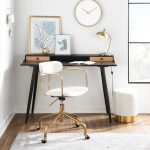 Harvey Contemporary Black Wood Desk with Storage 16 Harvey Contemporary Black Wood Desk with Storage