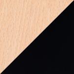 Harvey Contemporary Black Wood Desk with Storage 28 Harvey Contemporary Black Wood Desk with Storage