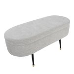 Harvey Contemporary Light Grey Fabric Storage Bench 21 Harvey Contemporary Light Grey Fabric Storage Bench
