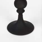 Haute Large Matte Black Blown Glass Candlestick