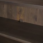 Heera Dark Brown Diamond Motif w/ Shelf Accent Cabinet