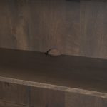 Heera Dark Brown Diamond Motif w/ Shelf Sideboard