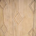 Heera Light Brown Diamond w/ Shelf Motif Sideboard