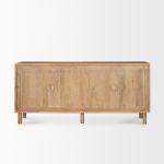 Heera Light Brown Diamond w/ Shelf Motif Sideboard