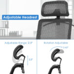 Height Adjustable Ergonomic Mesh Office Chair with Lumbar Support 28 Height Adjustable Ergonomic Mesh Office Chair with Lumbar Support