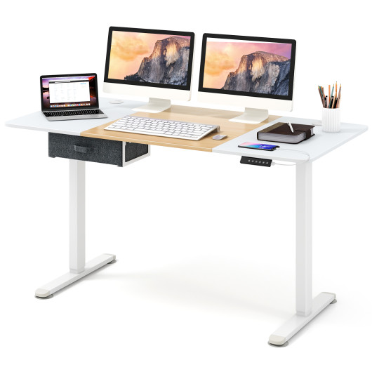 Adjustable Electric Standing Desk with USB Port and Drawer 3 Adjustable Electric Standing Desk with USB Port and Drawer - Image 3