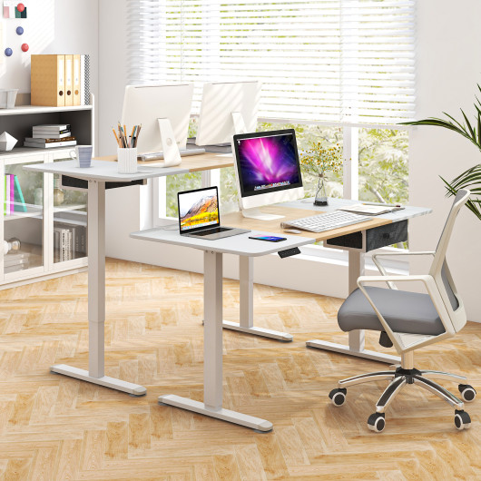 Adjustable Electric Standing Desk with USB Port and Drawer 5 Adjustable Electric Standing Desk with USB Port and Drawer - Image 5