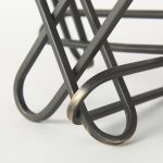 Henderson 12.2L x 9.1W x 9.1H Black Metal Paperclip Decorative Object
