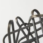 Henderson 12.2L x 9.1W x 9.1H Black Metal Paperclip Decorative Object
