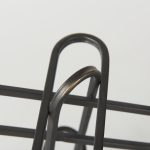 Henderson 12.2L x 9.1W x 9.1H Black Metal Paperclip Decorative Object