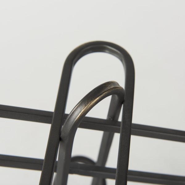 Henderson 12.2L x 9.1W x 9.1H Black Metal Paperclip Decorative Object 9