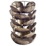 Henley I Small Bronze Metal Decorative Table Candle Holder 4 Henley I Small Bronze Metal Decorative Table Candle Holder