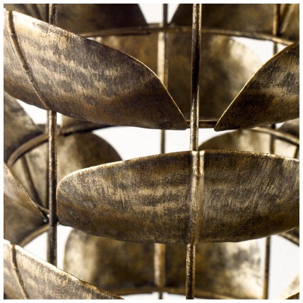 Henley I Small Bronze Metal Decorative Table Candle Holder 2