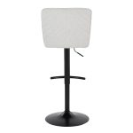 Henry Black Metal White Contemporary Swivel Barstool (Set of 2) 20 Henry Black Metal White Contemporary Swivel Barstool (Set of 2)