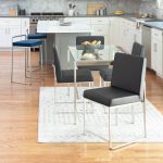 High Back Fuji Contemporary Black Faux Leather Dining Chairs (Set of 2) 22 High Back Fuji Contemporary Black Faux Leather Dining Chairs (Set of 2)