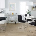 High Back Fuji Contemporary Black Velvet Dining Chairs (Set of 2) 14 High Back Fuji Contemporary Black Velvet Dining Chairs (Set of 2)