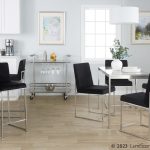 High Back Fuji Contemporary Black Velvet Dining Chairs (Set of 2) 15 High Back Fuji Contemporary Black Velvet Dining Chairs (Set of 2)