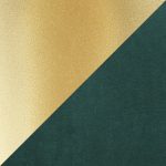 High Back Fuji Green Velvet Gold Contemporary Dining Chairs (Set of 2) 22 High Back Fuji Green Velvet Gold Contemporary Dining Chairs (Set of 2)