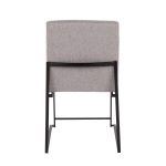 High Back LumiSource Fuji Black Light Grey Dining Chairs (Set of 2) 21 High Back LumiSource Fuji Black Light Grey Dining Chairs (Set of 2)