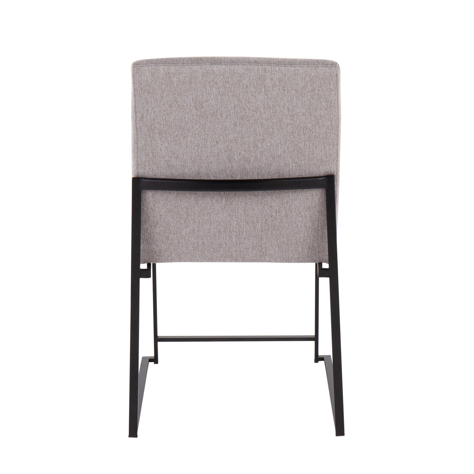 High Back LumiSource Fuji Black Light Grey Dining Chairs (Set of 2) 8 High Back LumiSource Fuji Black Light Grey Dining Chairs (Set of 2) - Image 8