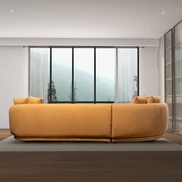 HighlineCognacBoucleCornerSofa 3